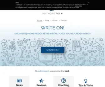 Authorstech.com(Your Guide To Tech Resources For Writers) Screenshot