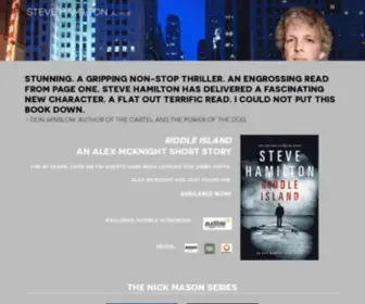 Authorstevehamilton.com(Author Steve Hamilton) Screenshot