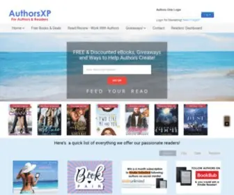 AuthorsXp.com(Giveaways & Book Deals for Readers) Screenshot