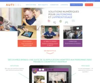 Auticiel.com(Des applications numériques au service de l’inclusion) Screenshot