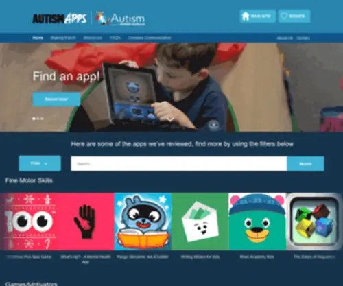 Autismapps.org.au(Autism Apps) Screenshot