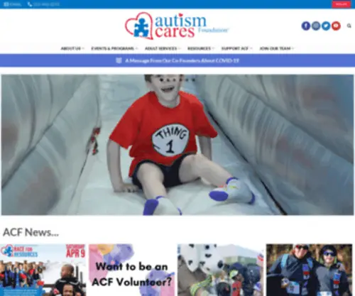 Autismcaresfoundation.org(Autism Cares Foundation) Screenshot