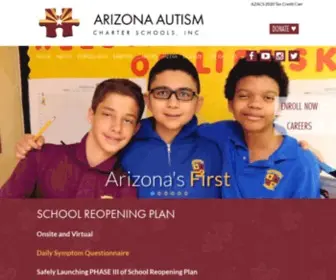 Autismcharter.org(Arizona Autism Charter School) Screenshot