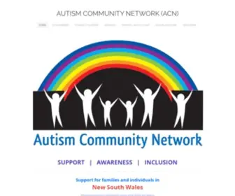 Autismcommunity.org.au(AUTISM COMMUNITY NETWORK (ACN)) Screenshot