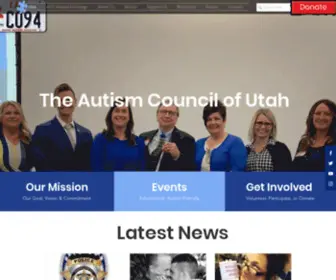 Autismcouncilofutah.org(Autism Council of Utah) Screenshot