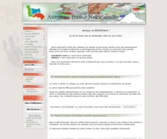 Autisme-Basse-Normandie.org(Autisme Basse Normandie) Screenshot