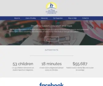 Autismfoundationofga.org(Autism Foundation of Georgia) Screenshot