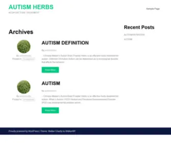 Autismherbs.com(ACUPUNCTURE TREATMENT) Screenshot