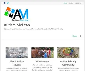 Autismmclean.org(Community, connections and support for people with autism in McLean County) Screenshot