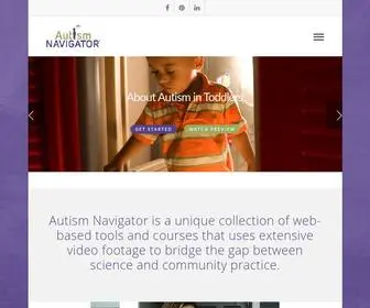 Autismnavigator.com(Autism Navigator) Screenshot