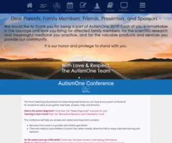 Autismoneconference.com(AutismOne Conference...Where Science) Screenshot