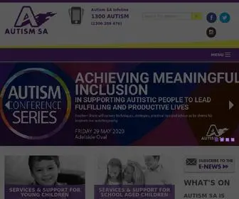 Autismsa.org.au(Autism SA) Screenshot