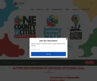 Autismsoccer.org(Physical Education Therapy) Screenshot