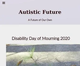 AutisticFuture.com(Autistic Future) Screenshot