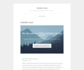 Autisticlion.com(My life) Screenshot