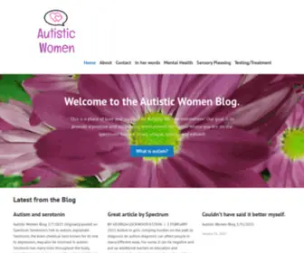 Autisticwomenblog.com(The Autistic Women Blog) Screenshot