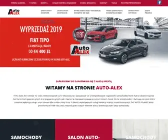 Auto-Alex.pl(Auto-Alex, Stacja kontroli pojazdów bielsko, kęty, serwis fiata, salon fiata, naprawy powypadkowe bielsko) Screenshot