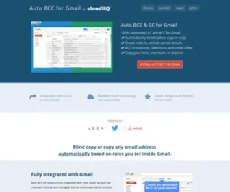 Auto-BCC-For-Gmail.com(Automatic BCC to your CRM) Screenshot