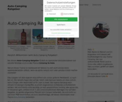 Auto-Camping-Ratgeber.de(Auto Camping Ratgeber) Screenshot