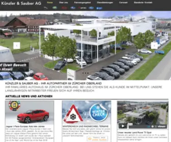 Auto-Center-Hinwil.ch(Künzler und Sauber AG) Screenshot