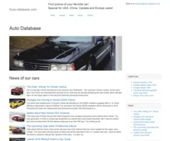 Auto-Database.com(Auto Database) Screenshot