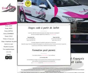 Auto-Ecole-Francois-Amboise.fr(Auto Ecole Francois Amboise) Screenshot