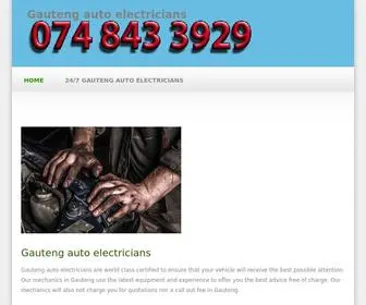 Auto-Electrician.co.za(Gauteng auto electricians) Screenshot