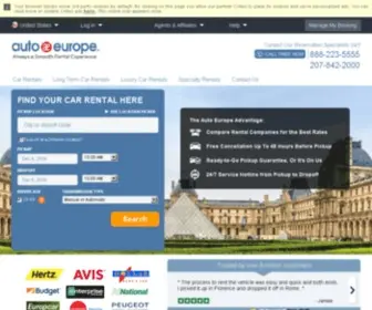 Auto-Europe.com(Auto Europe) Screenshot