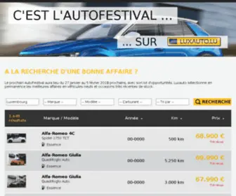 Auto-Festival.lu(Occasion voiture) Screenshot