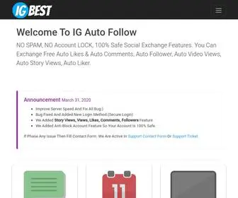 Auto-Follow.net(Free instagram followers) Screenshot