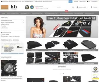 Auto-Fussmatten.net(Auto Fußmatten und Zubehör online günstig kaufen) Screenshot