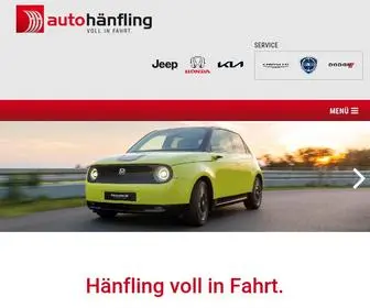 Auto-Haenfling.at(Autohaus Hänfling) Screenshot