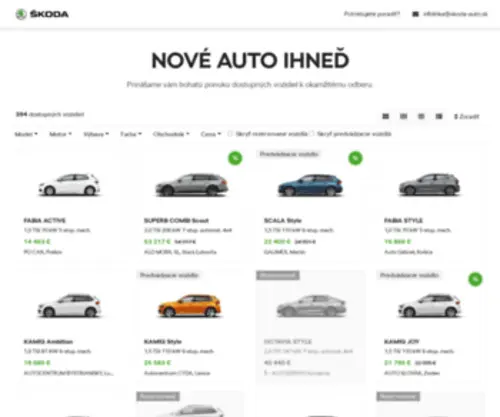 Auto-Ihned.sk(KODA LIVE Showroom) Screenshot