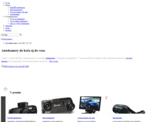 Auto-Kamery.com(Úvod) Screenshot