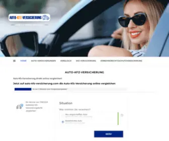 Auto-KFZ-Versicherung.com(Auto-Kfz-Versicherung online vergleichen auf) Screenshot