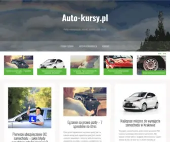 Auto-Kursy.pl(Cyber_Folks Lepsza szybkość stron i wsparcie bez porównania) Screenshot