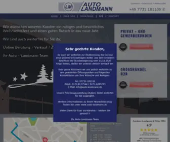 Auto-Landmann.de(Auto Landmann Singen) Screenshot