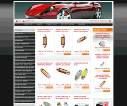 Auto-LED-Shop.ro(Leduri auto) Screenshot