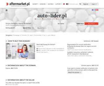 Auto-Lider.pl(Oferta sprzedaży domeny (auto) Screenshot