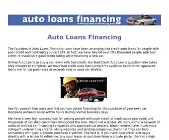 Auto-Loans-Financing.com(Auto Loans Financing) Screenshot