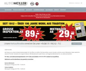 Auto-Mueller-IN-Mainz.de(Auto Müller) Screenshot