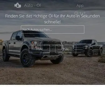 Auto-OEL.com(Auto Öl Finder) Screenshot
