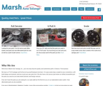 Auto-Parts-Salvage.com(Marsh Auto Salvage) Screenshot