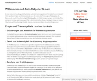 Auto-Ratgeber24.com(Willkommen auf) Screenshot