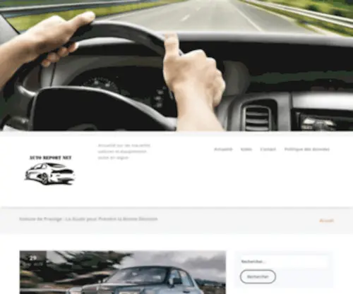 Auto-Report.net(Actualité sur les nouvelles voitures et équipements autos en vogue) Screenshot