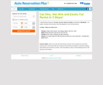 Auto-Reservation-Plus.com(Car Hire) Screenshot