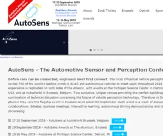 Auto-Sens.com(Connecting Vehicle Perception Engineers) Screenshot