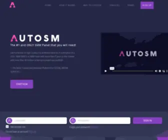 Auto-SM.com(Social Media Service Provider with a long history) Screenshot