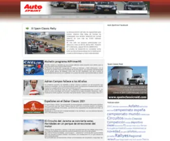 Auto-Sprint.com(Revista del automovil dedicada a los coches y al deporte del automovil) Screenshot