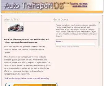 Auto-Transport-US.com Screenshot